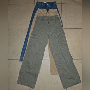Wide Leg Womans Pants Size 2 Bundle Of 3